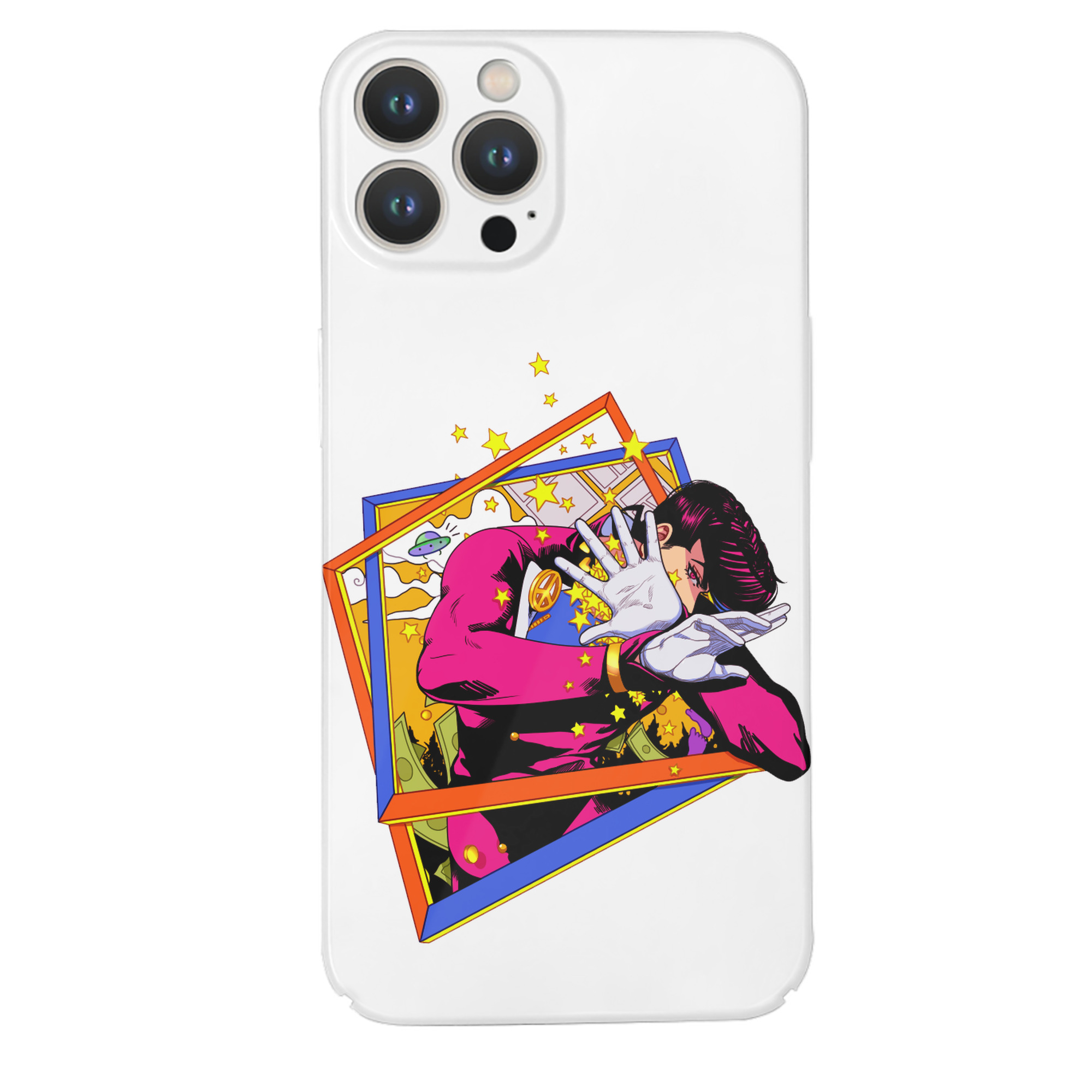 （画像用） ジョジョの奇妙な冒険 ひがしかた じょうすけ JoJo's Bizarre Adventure Higashikata Josuke 【iPhone 14シリーズ対応】ハードケース